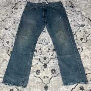 Denizen from Levi’s Men’s Straight Fit Jeans Blue 33x32 100% Cotton